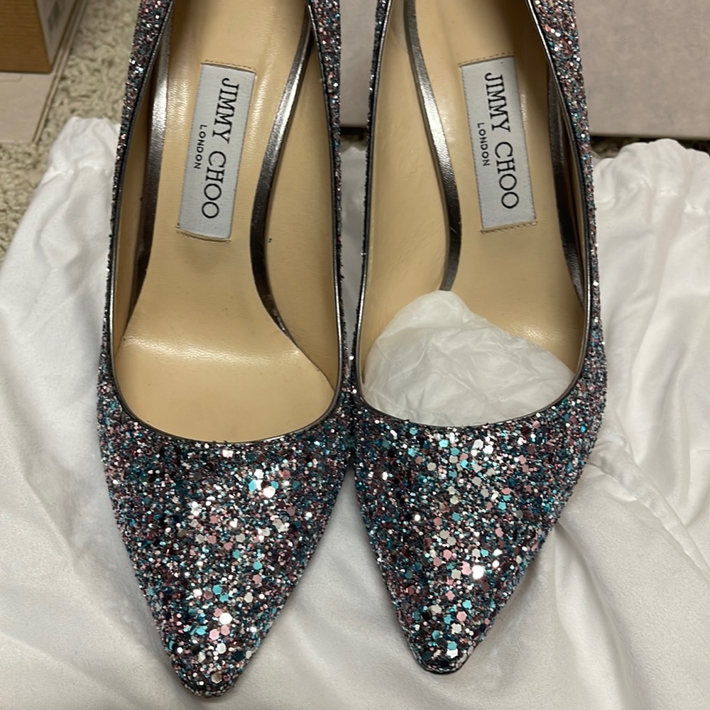 Jimmy Choo Heels Bubble Gum Mix A Saks Fifth Purchase